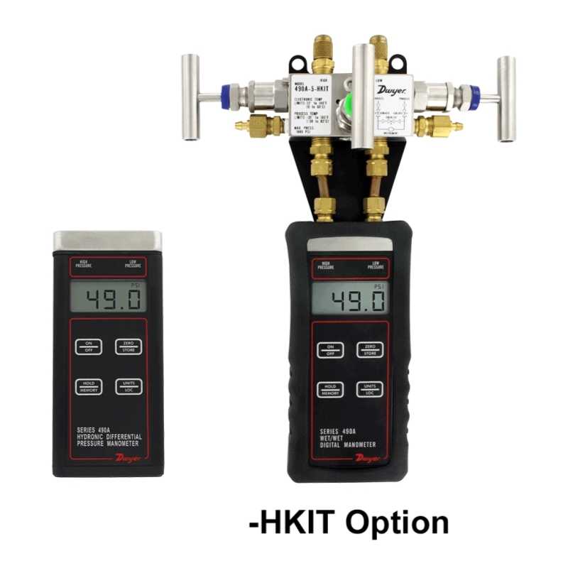 HYDRONIC DIFFERENTIAL PRESSURE METER KIT SERIES 490A-HKIT