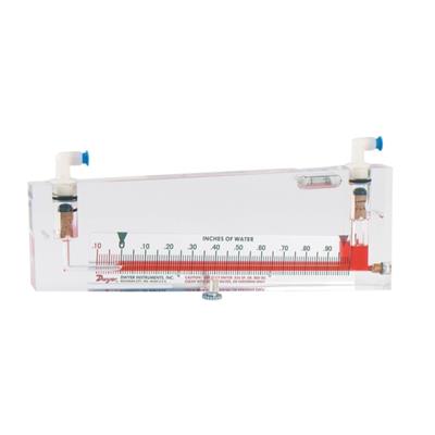 Áp Kế Dạng Nghiêng Bằng Nhựa Cứng Dùng Cho Lọc Gió Series 250-AF_200&300